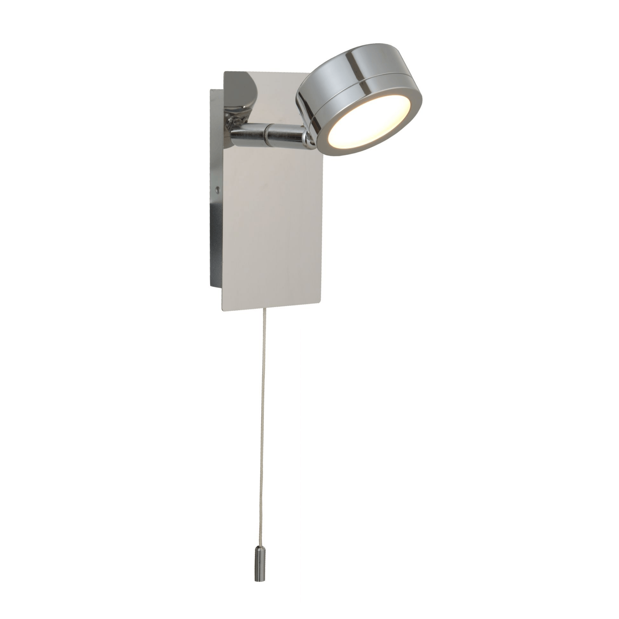 Aqua 1 Liter Waterproof Bathroom Wall Light IP44 - Polished Chrome Finish for Shower, Bathtub & Spa Areas