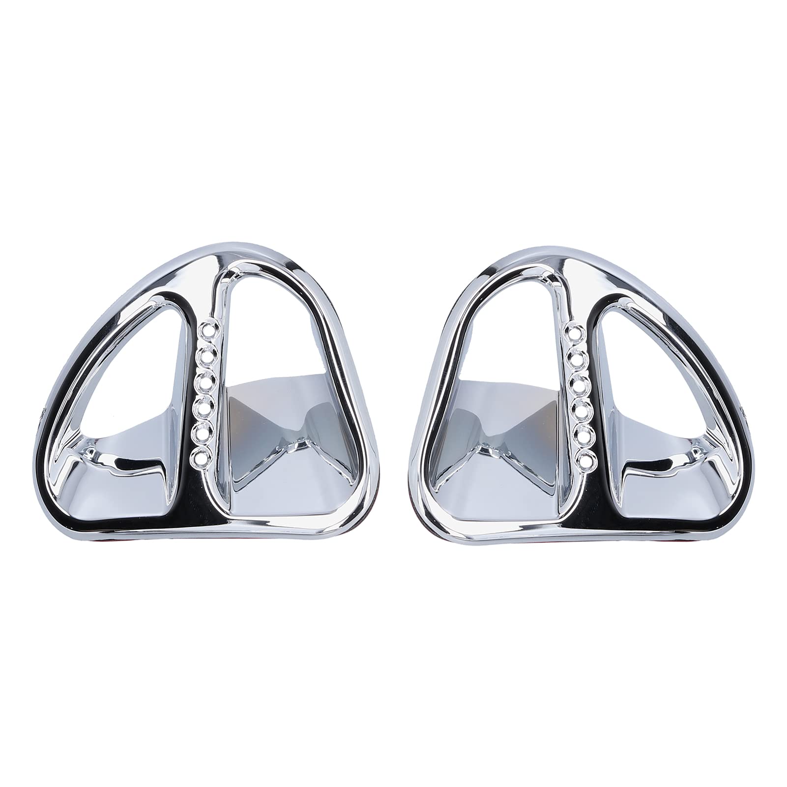 Akozon Chrome Alloy Motorcycle Air Intake Cover Replacement for Honda Gold Wing GL1800 2001-2011 - Pair of Durable Air Inlet Trim for Enhanced Engine Protection & Custom Look