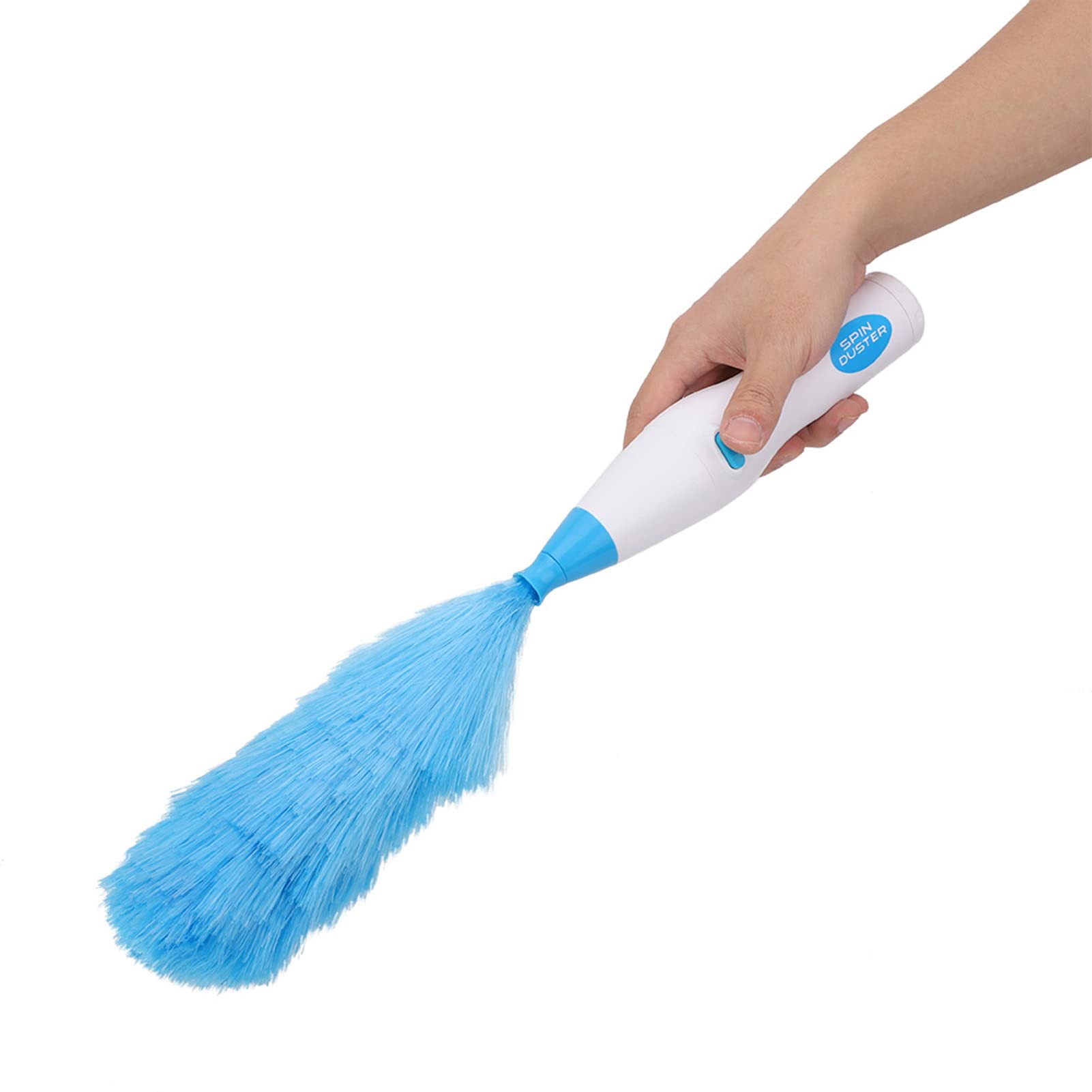 180° Spin Electric Duster - Bendable Cleaning Brush for Windows, Blinds & Furniture | Rechargeable Feather Duster for Home & Office | Perfect for Dusting Ceiling Fans, Baseboards & Hard-to-Reach Areas
