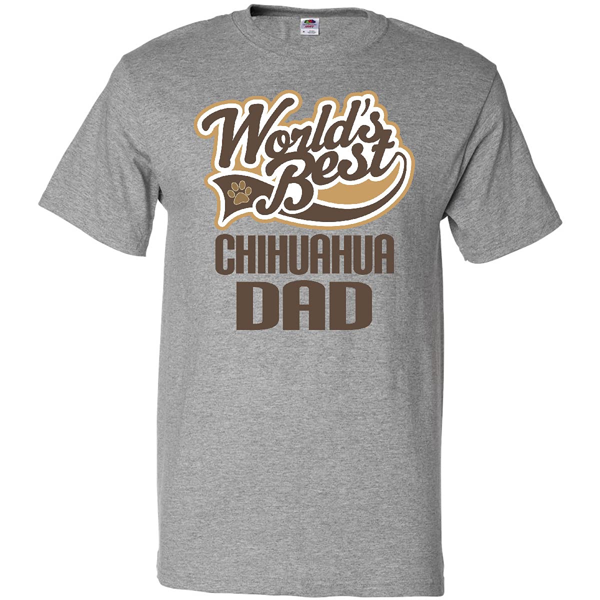 Inktastic Chihuahua Dad Dog Lover Gift T-Shirt - Funny Pet Owner Apparel for Fathers Day, Birthday & Casual Wear