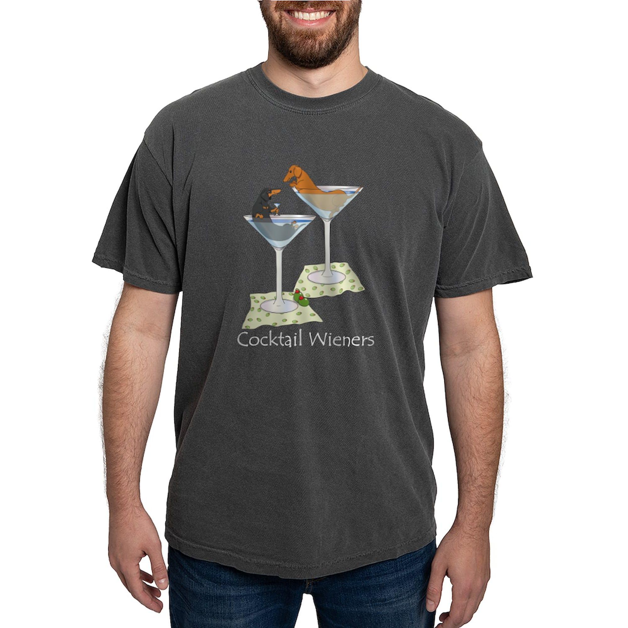 Funny Cocktail Wieners (Duo) T-Shirt for Men - Comfort Colors Cotton Tee - Perfect for Parties, BBQ & Casual Wear