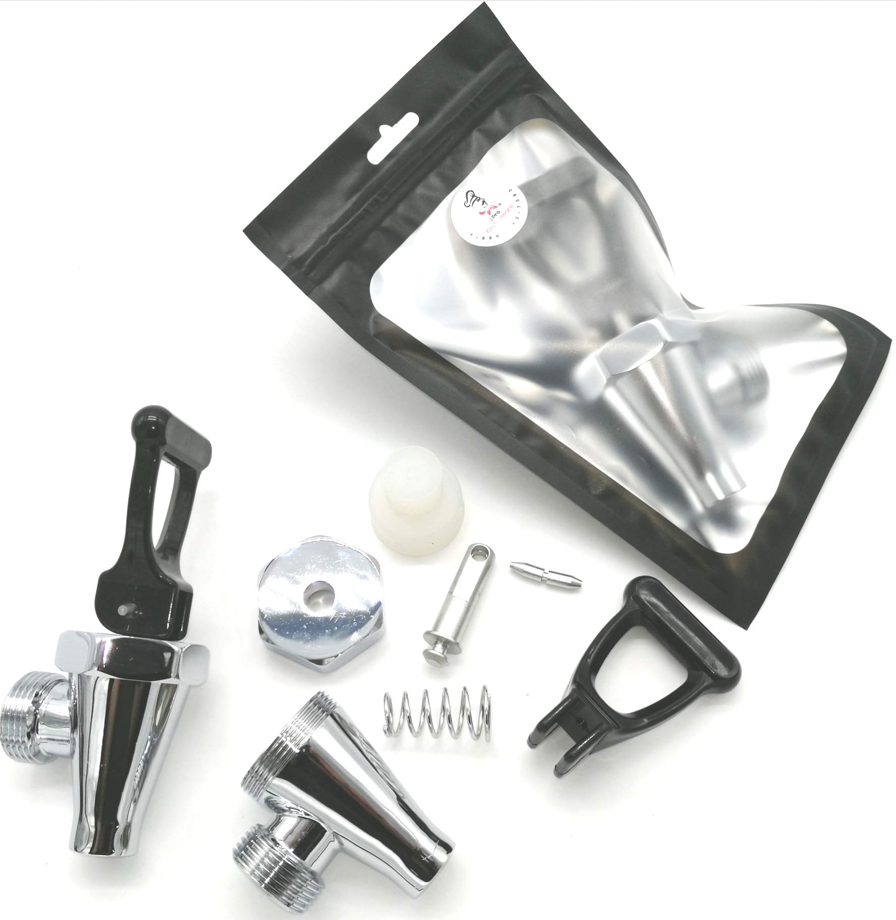 Premium Tea Urn Faucet - Polished Stainless Steel Dispenser for Hot & Cold Beverages - Perfect for Tea Parties, Cafes, and Catering Events