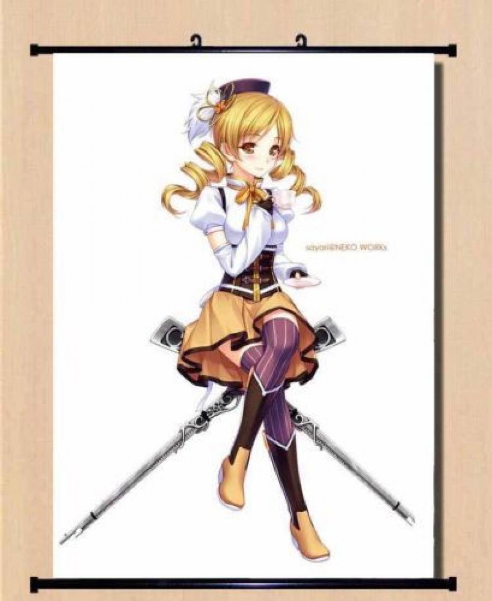 Anime Wall Scroll Poster - Puella Magi Madoka Magica Home Decor for Living Room, Bedroom & Game Room | Japanese Anime Wall Art Gift for Fans