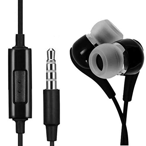Wired Earphones with Mic for Moto G Stylus 5G - 3.5mm Headphones Noise Cancelling Earbuds Compatible with Motorola Moto G Stylus 5G - Perfect for Calls, Music & Gaming