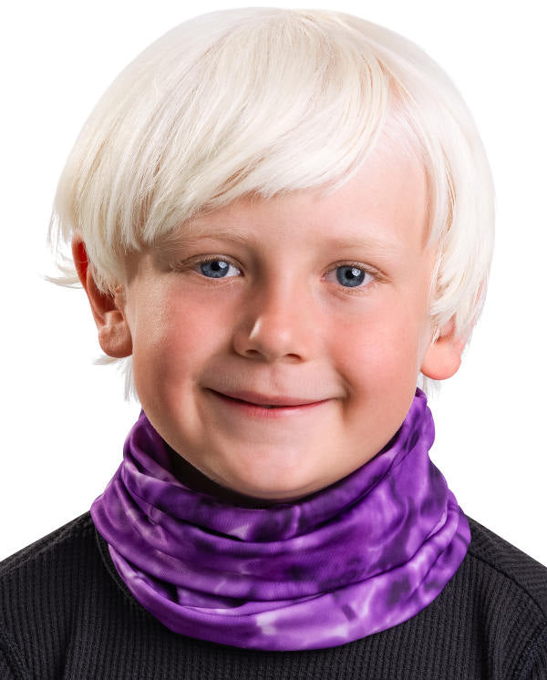 UPF 50+ Kids Reusable Sun Protection Face Mask & Neck Gaiter - Breathable UV Protection for Outdoor Activities, Hiking, Beach & School | Aqua Design