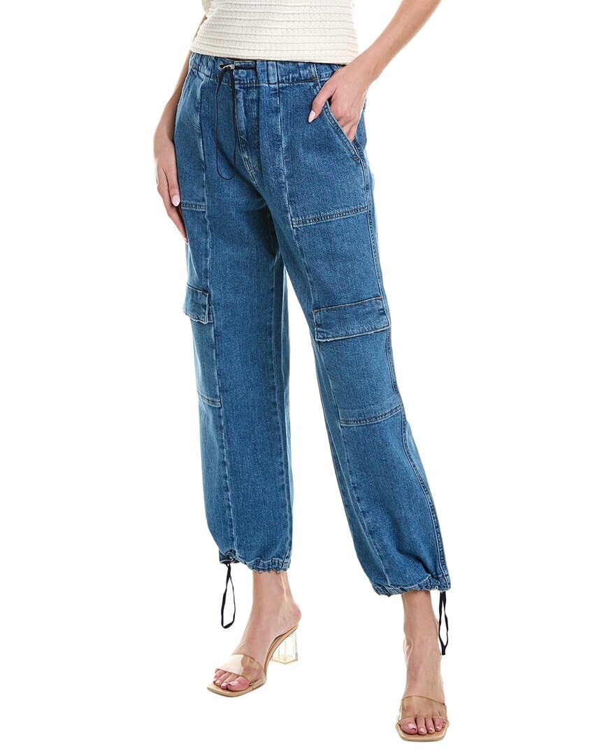 HUDSON Women's Drawstring Cargo Parachute Pants - Stylish & Comfortable Casual Pants for Outdoor, Travel & Everyday Wear