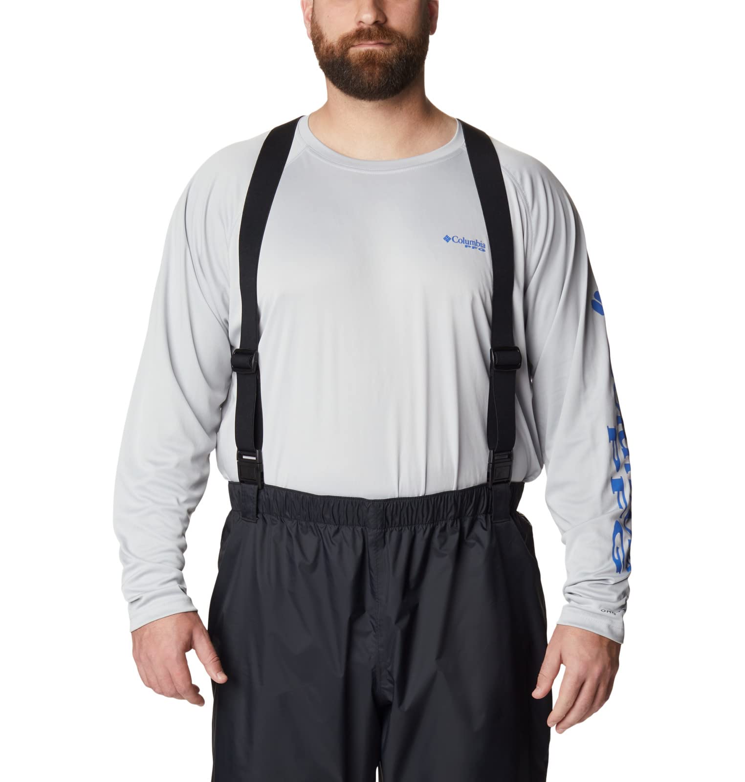 Columbia Men's PFG Storm™ Bib Pant - Waterproof Fishing Overalls for Outdoor & Work - Perfect for Fishing, Hunting, and Harsh Weather Conditions