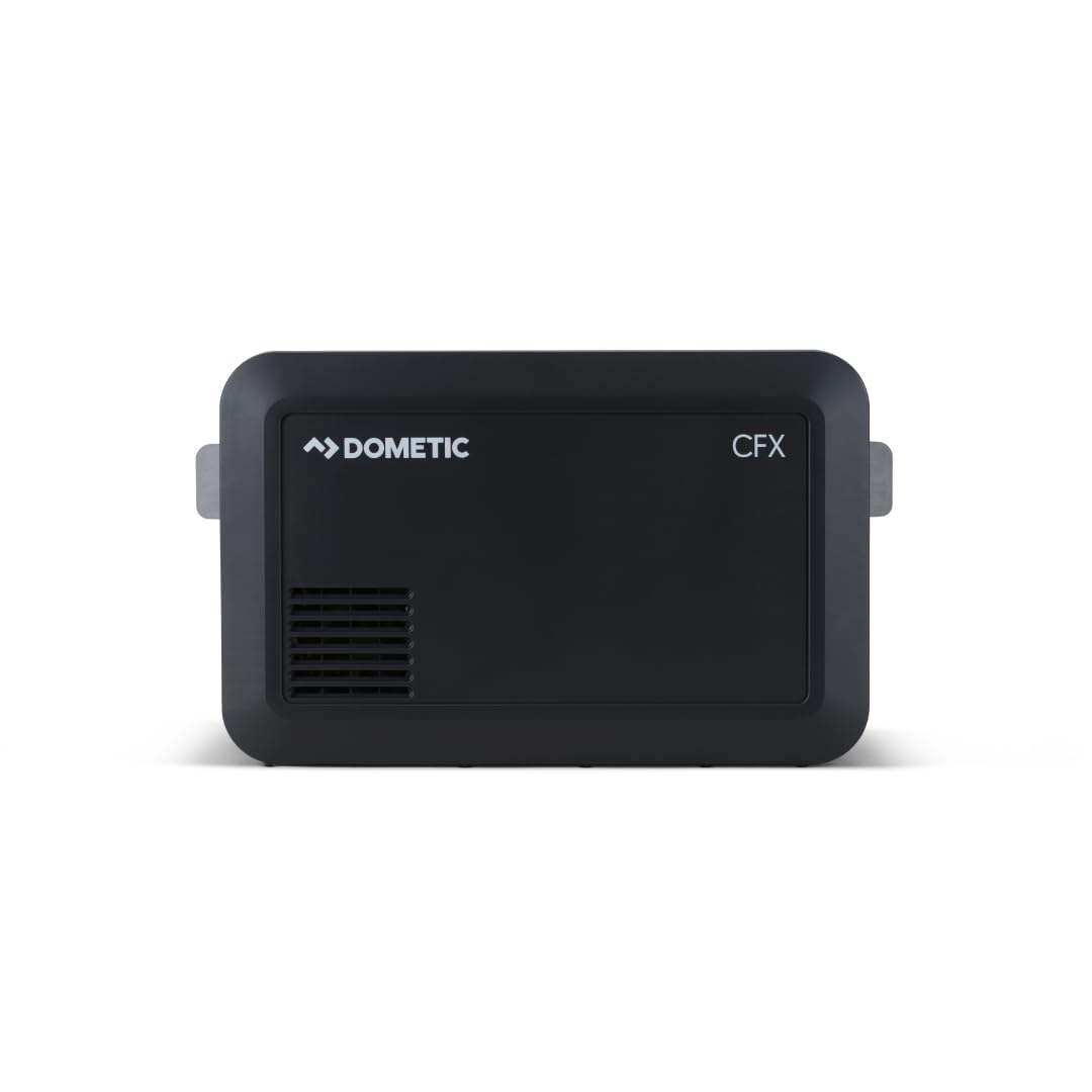 Dometic Portable Refrigerator Freezer with Ice Maker - 12V/24V DC & 110V AC Power, Solar Compatible - Perfect for Camping, RV Trips, Road Travel & Outdoor Adventures