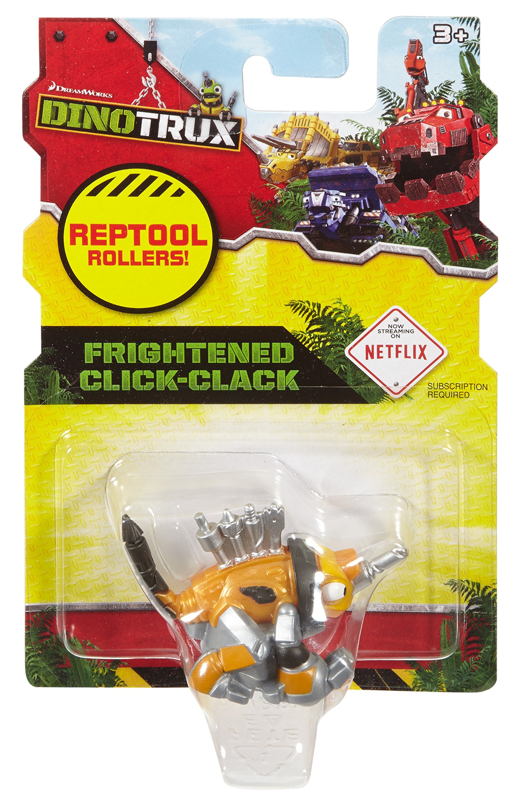 DINOTRUX REPTOOL ROLLERS CLICK-CLACK Construction Toy Set for Kids - Fun Building Vehicles for Creative Play & STEM Learning | Perfect for Birthday Gifts & Pretend Play Scenes
