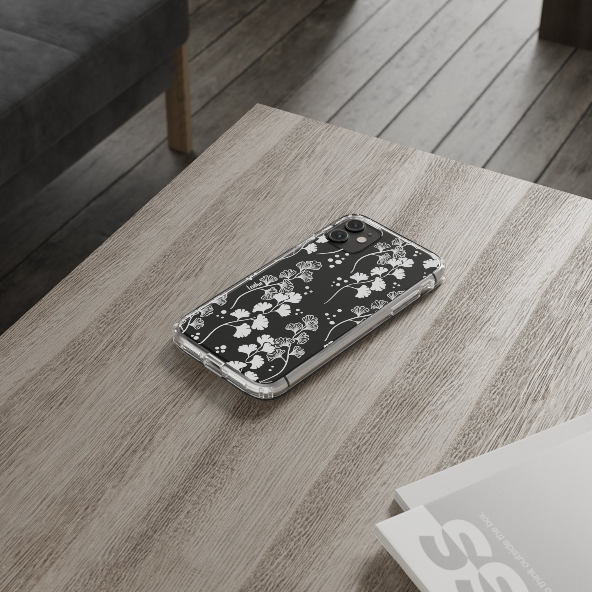 Groovy 'Iwa'iwa Clear Phone Case - Slim Protective Cover for iPhone & Samsung | Trendy Aesthetic Design for Everyday Use & Travel