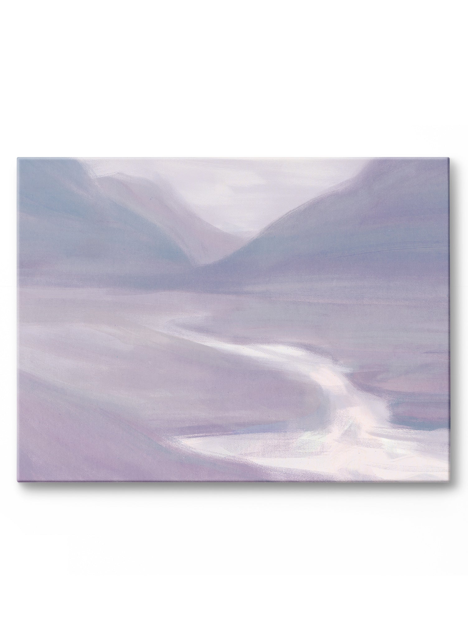 Lilac Hills Canvas Wall Art - Handmade Floral Painting for Home Decor, Living Room, Bedroom & Office - Perfect Gift for Housewarming & Wedding