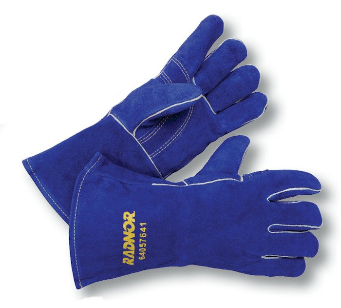 Radnor Premium Shoulder Split Leather Insulated Welding Gloves - Heat & Spark Resistant for Metalworking, Forging & Industrial Safety (Pair)