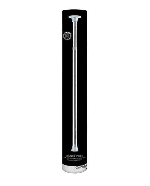 Shots Ouch Dance Pole - Silver Stainless Steel Professional Stripper Pole for Home & Stage - Perfect for Pole Dancing Fitness, Exotic Dance Practice & Performance