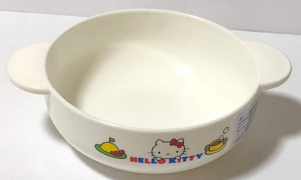 Sanrio Hello Kitty Ceramic Soup Bowl with Handles - 230ml Microwave Safe Blue Dinnerware for Kids & Adults - Perfect for Soups, Cereals, and Desserts