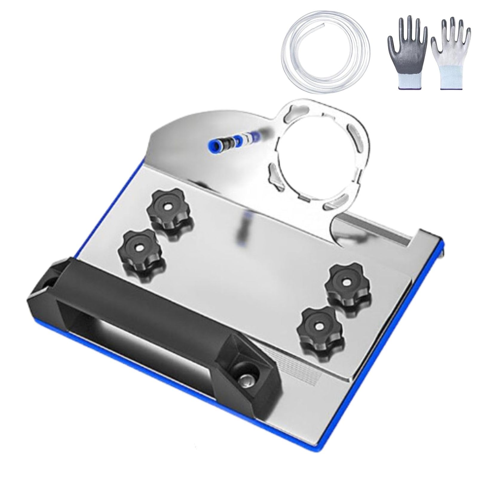 45 Degree Ceramic Tile Chamfering Tool - Angle Grinder Stand for 45° Bevel Cutting, 100-Type Grinder Holder for Precise Tile Edge Work | Perfect for Bathroom Renovation, Kitchen Backsplash & Flooring Projects