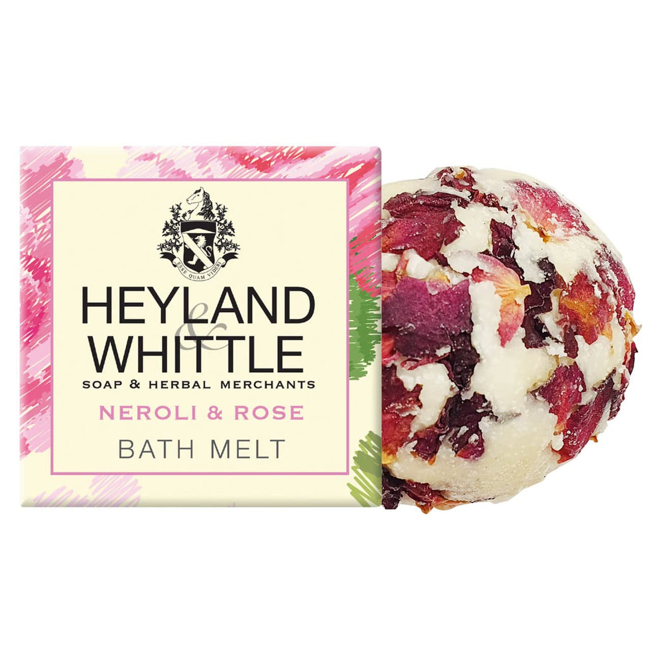 Premium Neroli & Rose Bath Melts by Heyland & Whittle - Luxurious Aromatherapy for Relaxation & Stress Relief - Perfect for Spa Nights & Self-Care Rituals