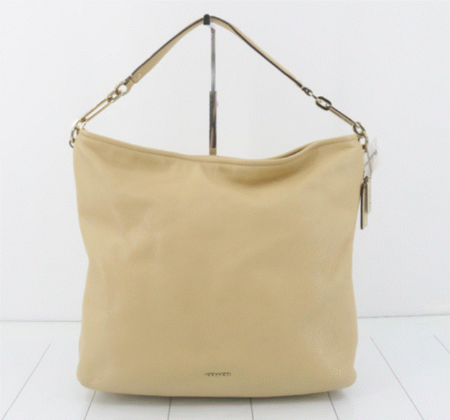 Coach Madison Crossbody Leather Hobo Bag in Beige | Stylish Shoulder Purse for Women | Perfect for Work, Travel & Everyday Use