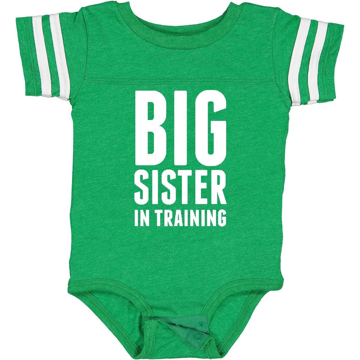 Inktastic Big Sister in Training Baby Bodysuit - Cute & Comfortable Infant Onesie for Newborns & Toddlers - Perfect for Sibling Announcement, Photo Shoots & Family Gifts