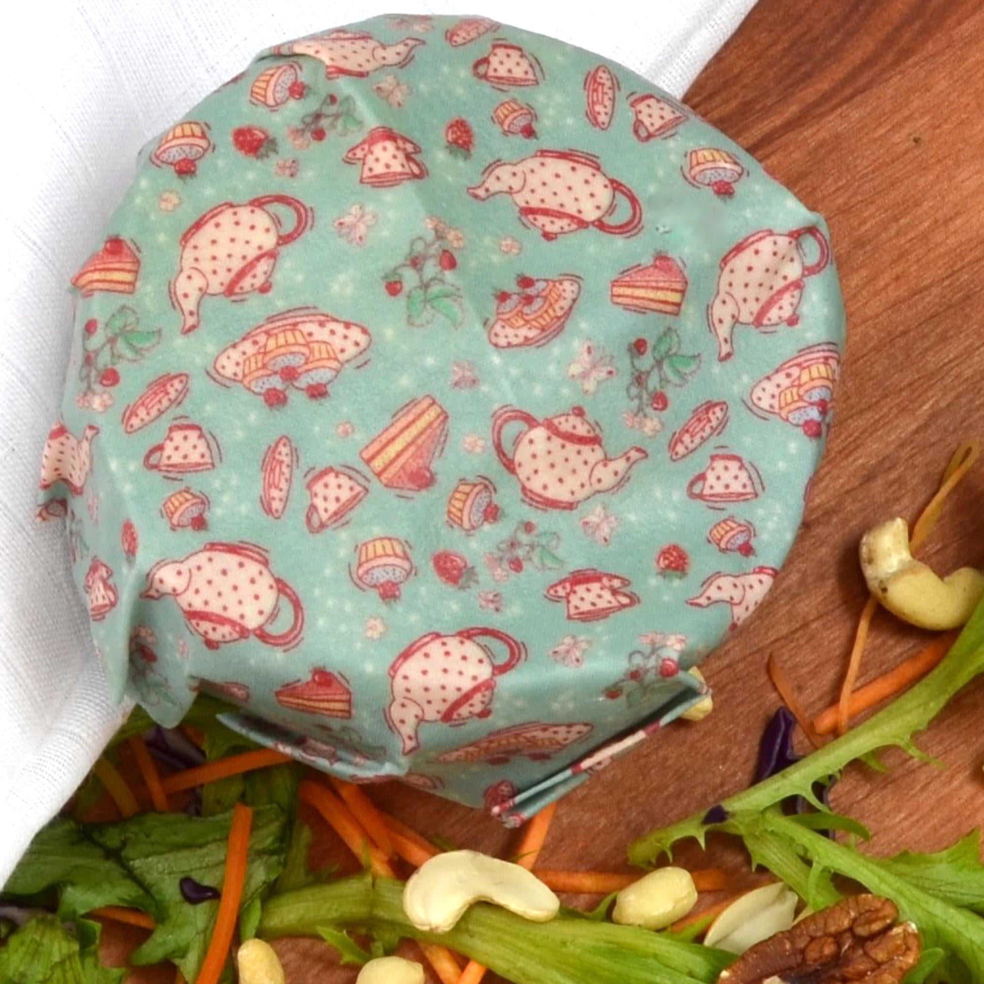 Organic Beeswax Food Wraps - Eco-Friendly Reusable Food Storage for Sandwiches, Fruits & Cheese - Sustainable Alternative to Plastic Wrap - Perfect for Picnics, Lunch Boxes & Zero Waste Kitchens