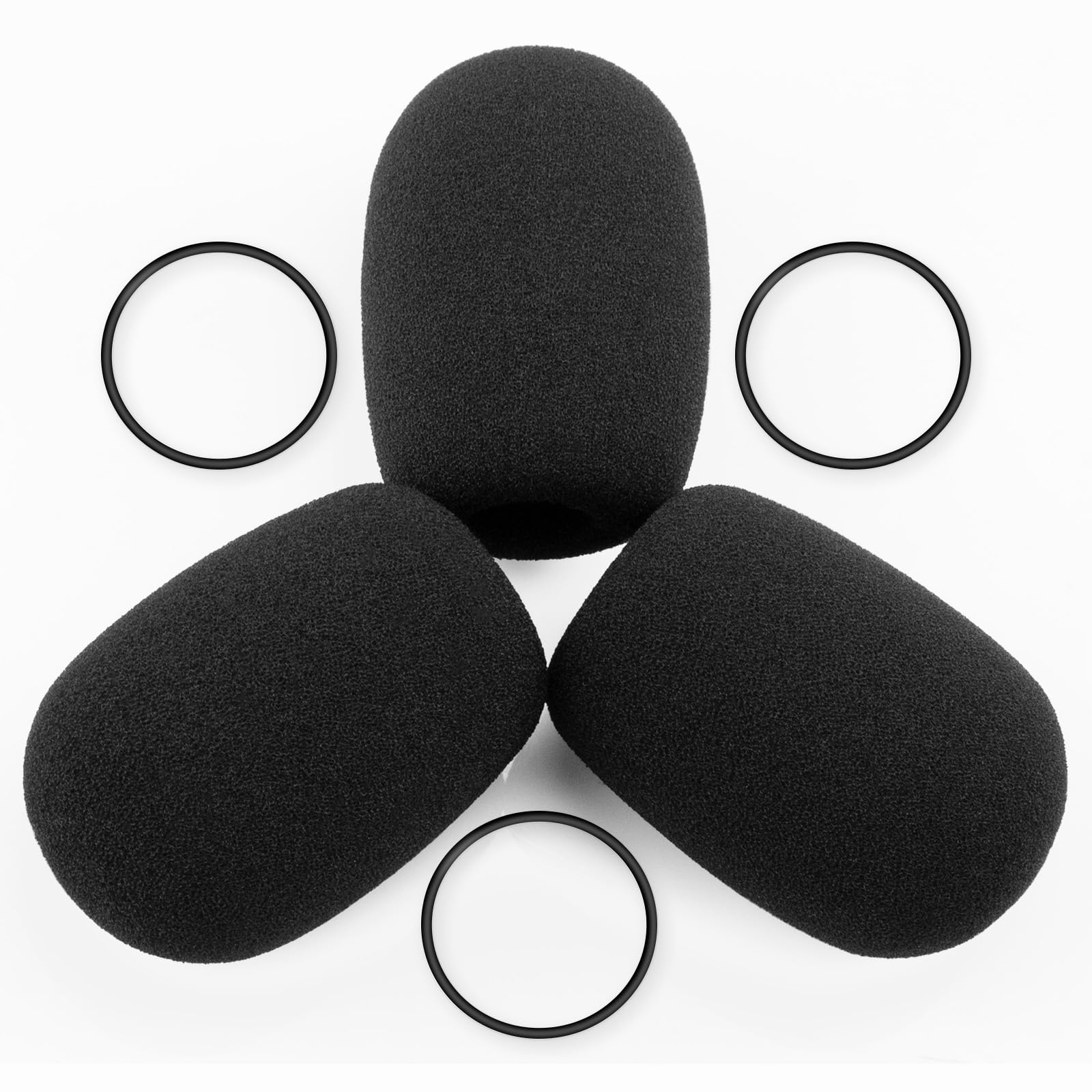 LEFXMOPHY Replacement Mic Cover for Bose A20 & A30 Aviation Headsets - 3-Pack Foam WindScreen Pop Filter (Not Compatible with Proflight Series 2) - Perfect for Pilots, Flight Training & Noise Reduction in Cockpits