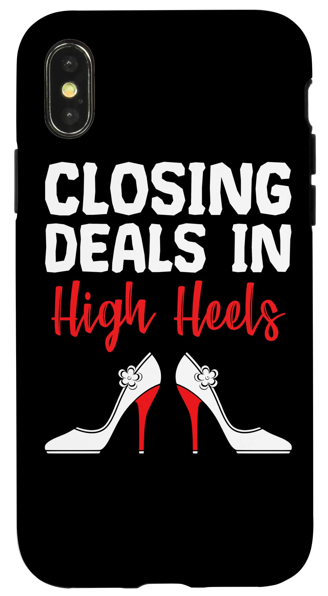 iPhone X/XS Funny Realtor & Broker Case - Premium Phone Cover for Closing Deals in Style | Perfect Gift for Real Estate Agents & Business Professionals