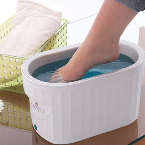 Therabath PRO Combo Foot Comfort Kit with Heat Therapy Unit - Cucumber Melon Scent for Relaxation & Pain Relief - Perfect for Home Spa, Post-Workout Recovery & Stress Relief