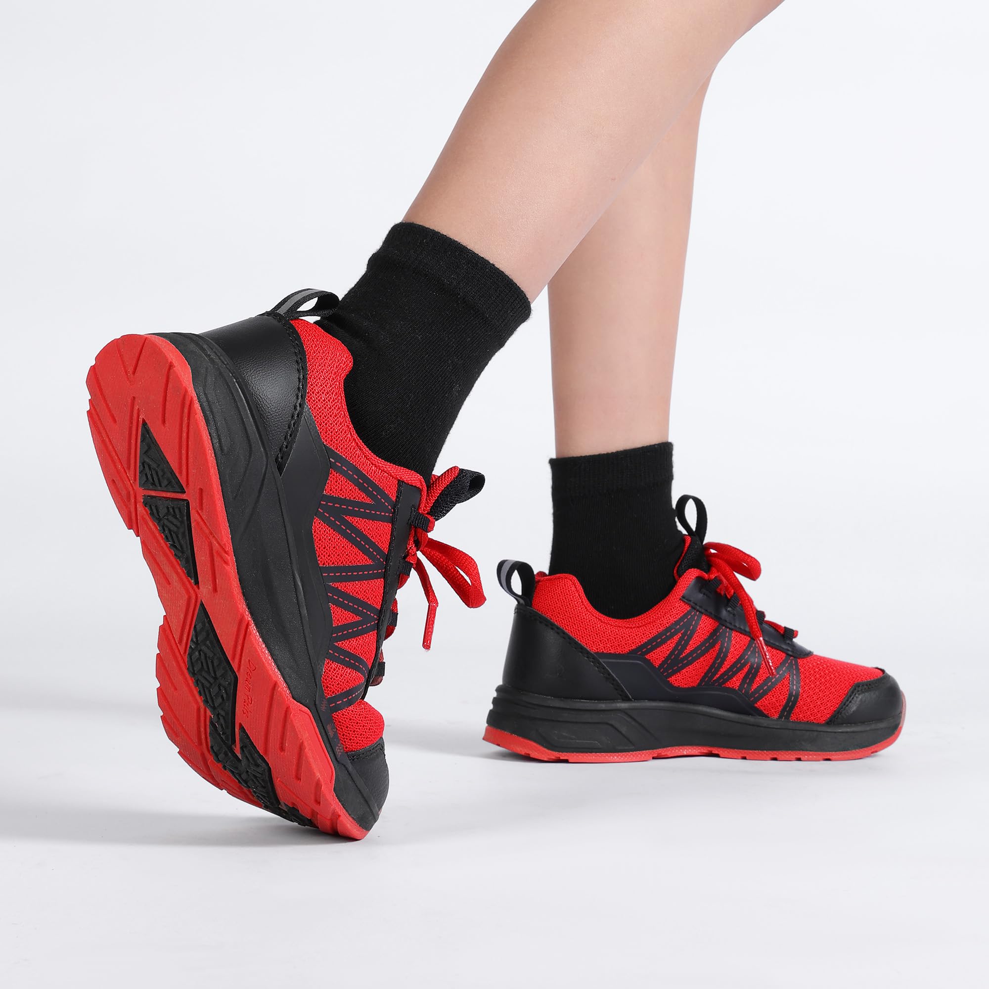 DREAM PAIRS Boys Girls Kids Tennis Shoes - Non-Slip Lightweight Athletic Sneakers for Running Walking - Durable Play Lace-Up Footwear for Little & Big Kids - Perfect for School, Sports & Daily Activities