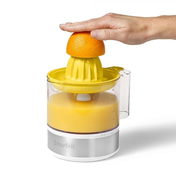 STARFRIT Electric Citrus Juicer 24740 - Automatic Orange Lemon Squeezer for Fresh Juice - Perfect for Breakfast, Cocktails & Healthy Drinks