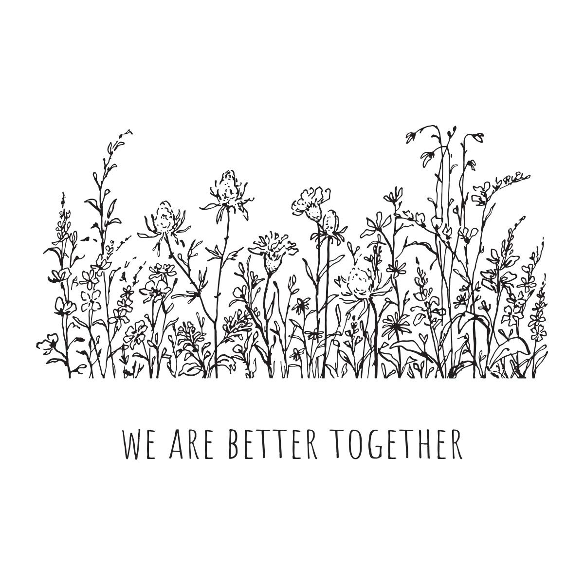 Spellbinders Field of Flowers Stamp Set for Card Making, Scrapbooking & DIY Crafts – Floral Design Rubber Stamps for Handmade Greeting Cards, Journals, and Paper Projects
