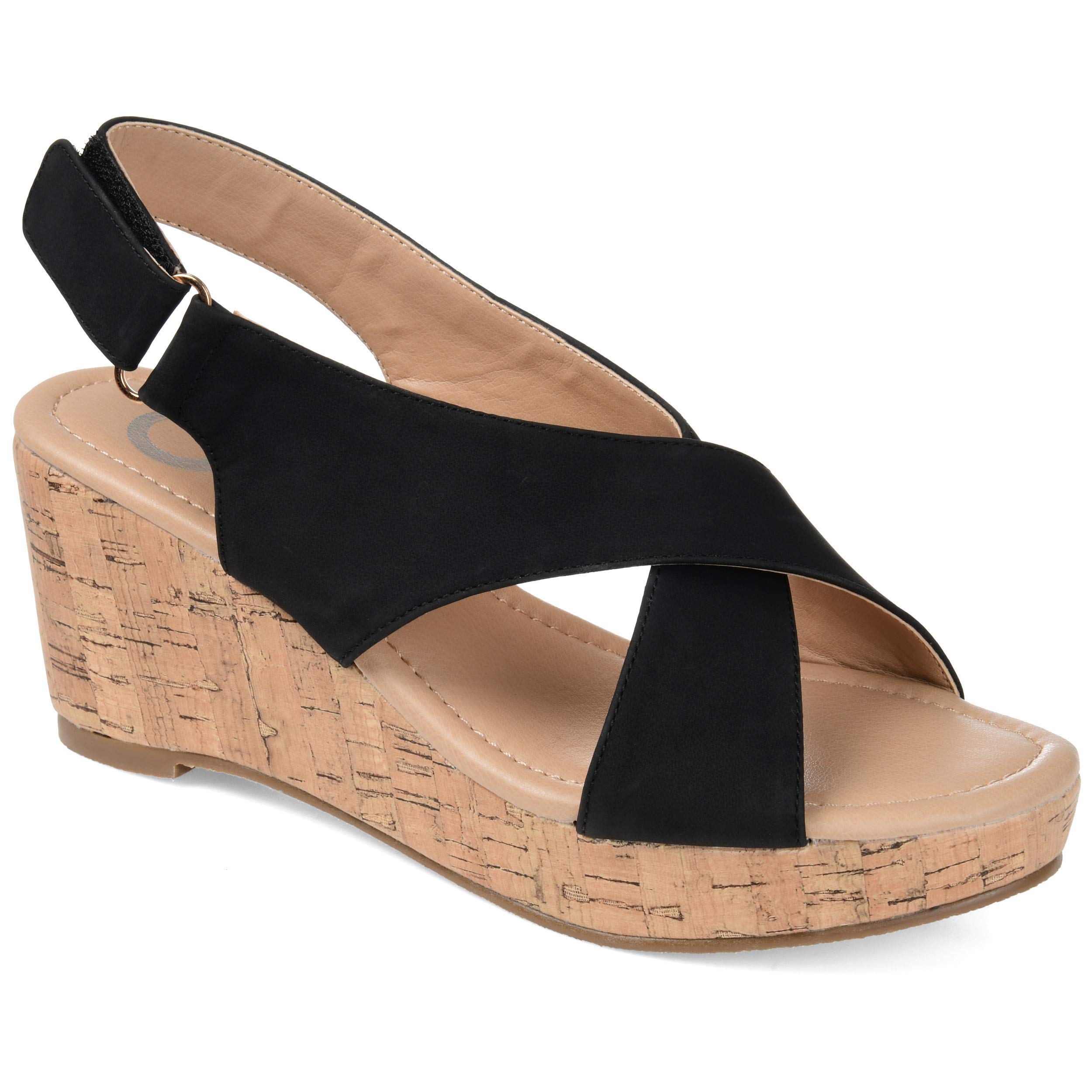 Journee Collection Women's Heeled Sandals - Comfortable Dressy Strappy Block Heel Shoes for Weddings, Parties & Evening Events