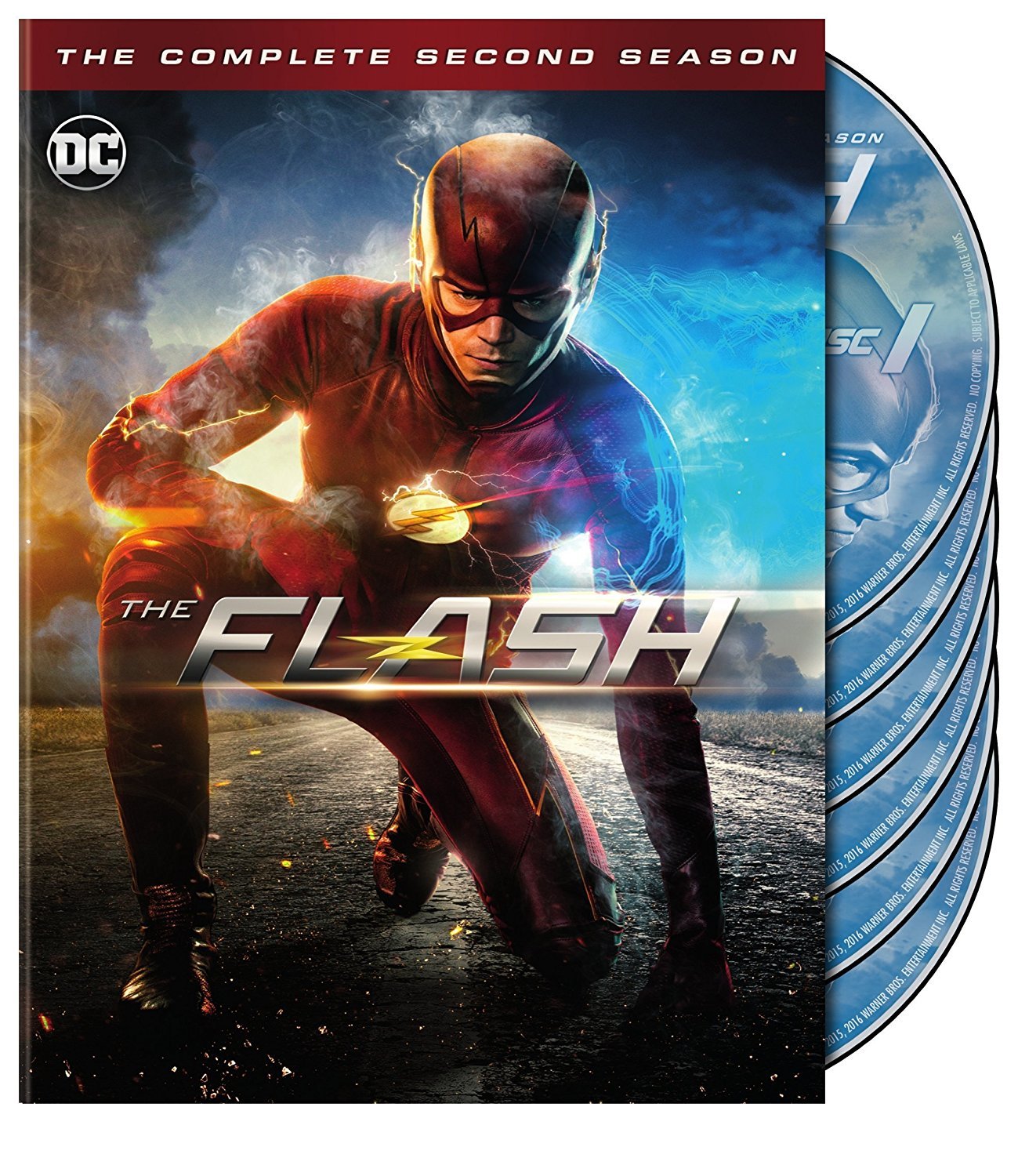 The Flash: Season 2 DVD Box Set - Complete Episodes, Bonus Features | Perfect for Superhero Fans & DC Collectors | Great for Binge-Watching & Gift Giving
