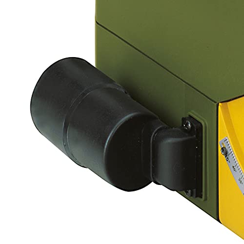 PROXXON TG 125/E Disk Sander - 120W Electric Bench Sander with Dust Extraction | Perfect for Woodworking, Metal Polishing & DIY Projects | Green Power Tool (Model 37060)