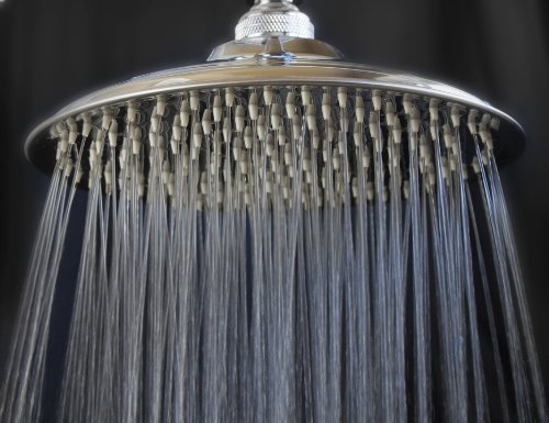 Atlantis 6-Chrome Rain Shower Head with Handheld Combo - High Pressure Luxury Bathroom Shower System for Spa-Like Relaxation & Easy Cleaning