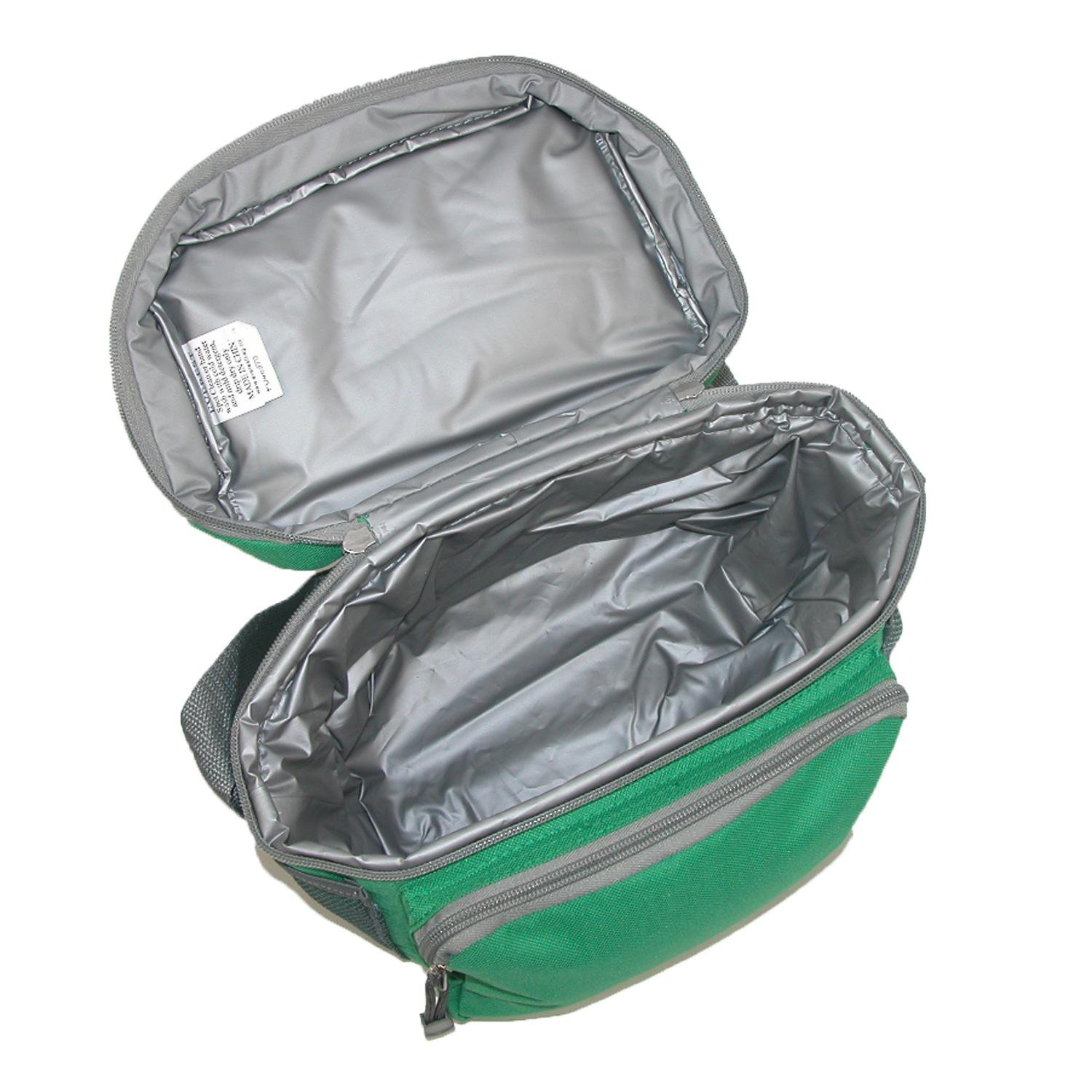 Everest Insulated Lunch Bag for Work & School - Leakproof Cooler Tote with Adjustable Shoulder Strap, Perfect for Office, Picnics & Outdoor Activities (Black, One Size)