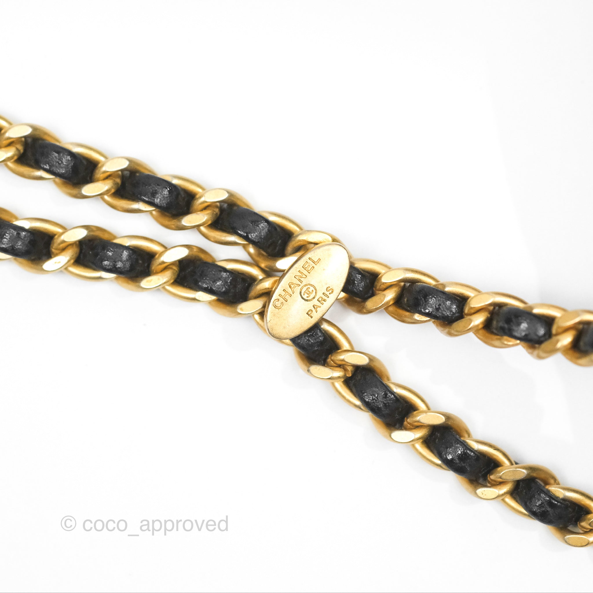 Chanel Chain Around Flap Bag Black Caviar Leather with Aged Gold Hardware - Luxury Crossbody Bag for Women, Perfect for Evening Parties & Special Occasions