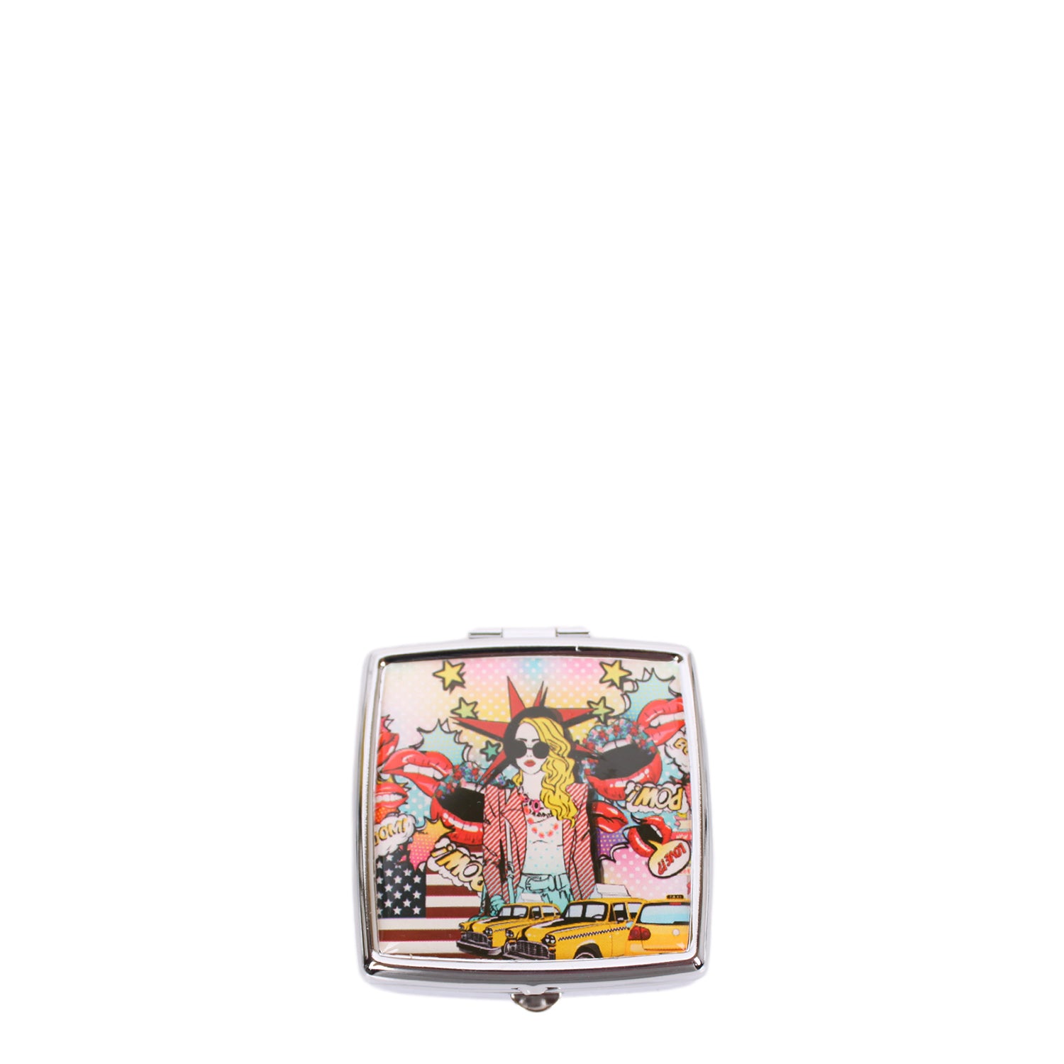 Premium NL Signature Square Pill Case - Compact Travel Medicine Organizer for Daily Use, Perfect for Home, Office & Travel