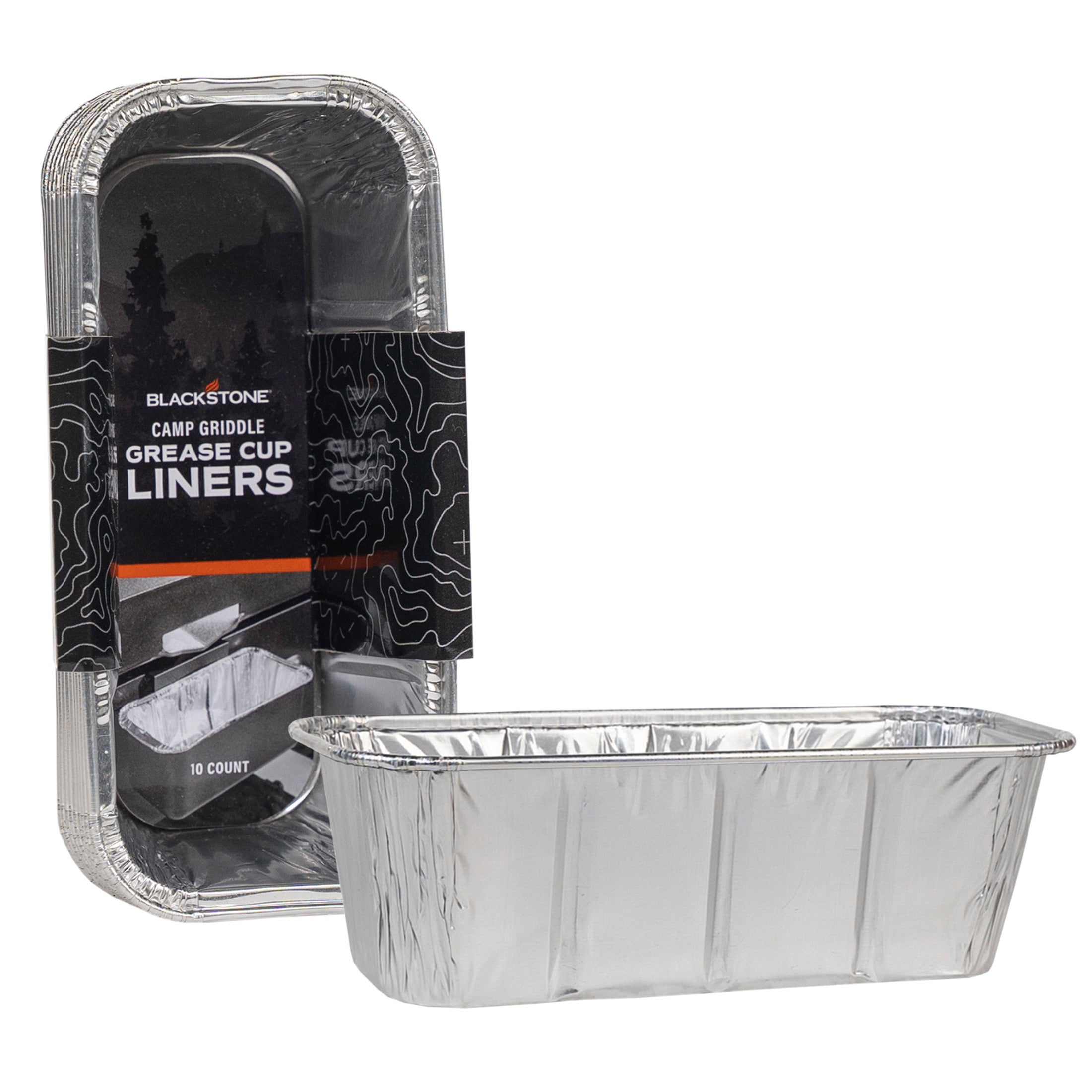 10 Pack Disposable Grease Cup Liners for Camping Stoves - Perfect for Outdoor Cooking, Grilling & Backpacking Trips