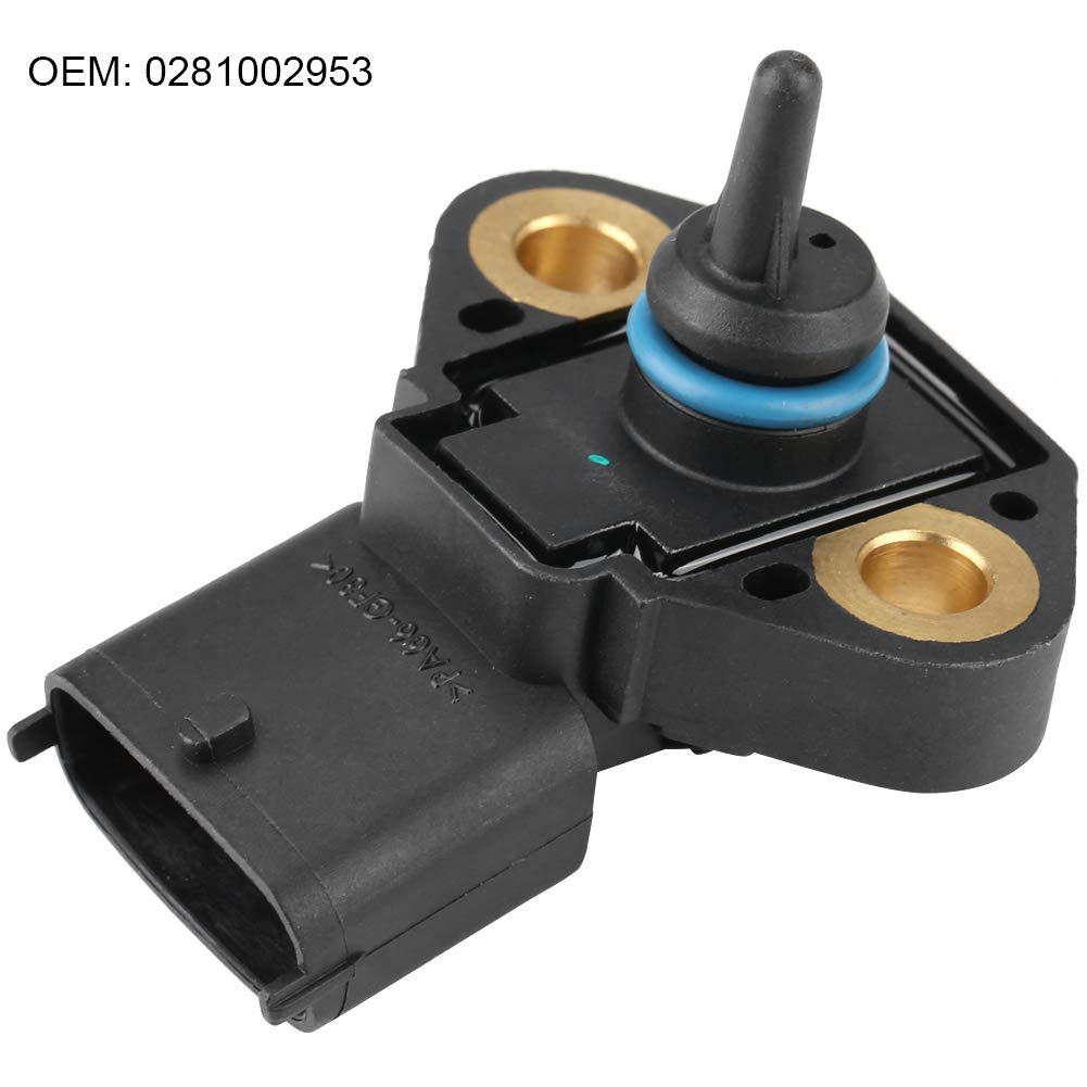 Qiilu Car Engine Oil Pressure Sensor (OEM: 0281002953) - Compatible with Multiple Vehicle Models - Reliable Replacement Part for Smooth Engine Performance - Perfect for DIY Auto Repairs & Maintenance