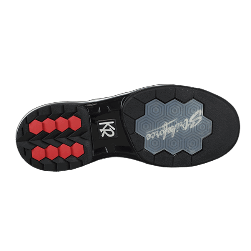 KR Strikeforce TPC Gladiator Men's Right Hand Bowling Shoes - Black/Red/White for Professional Performance | Perfect for League Play & Tournament Bowling
