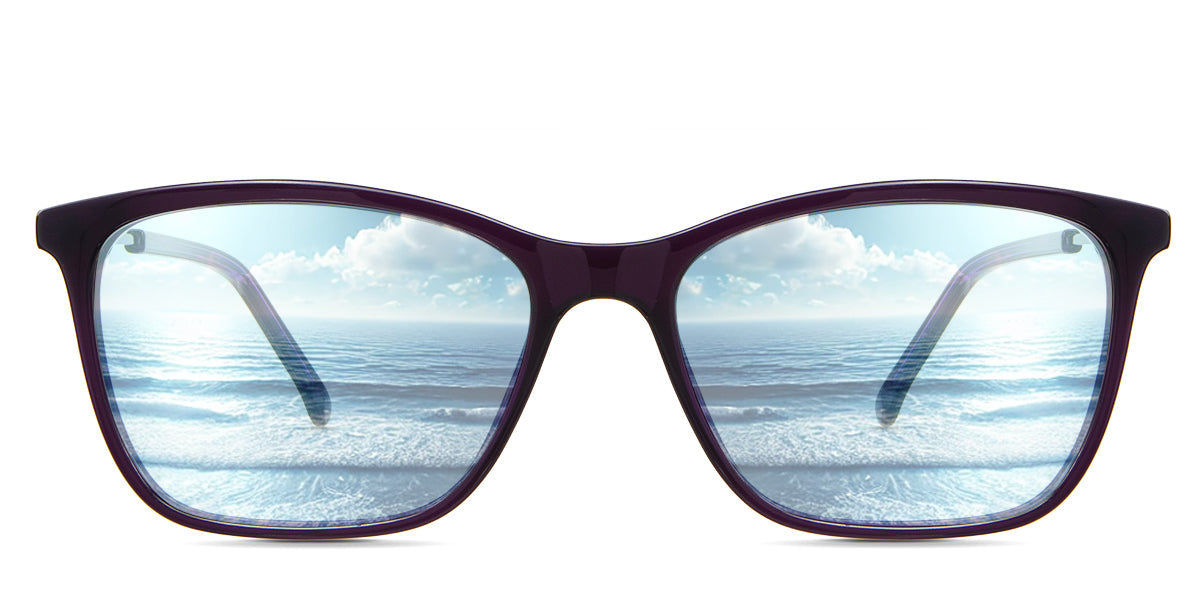 Elle Women's Prescription Tinted Glasses - Stylish & UV Protection for Everyday Wear, Reading, and Outdoor Activities