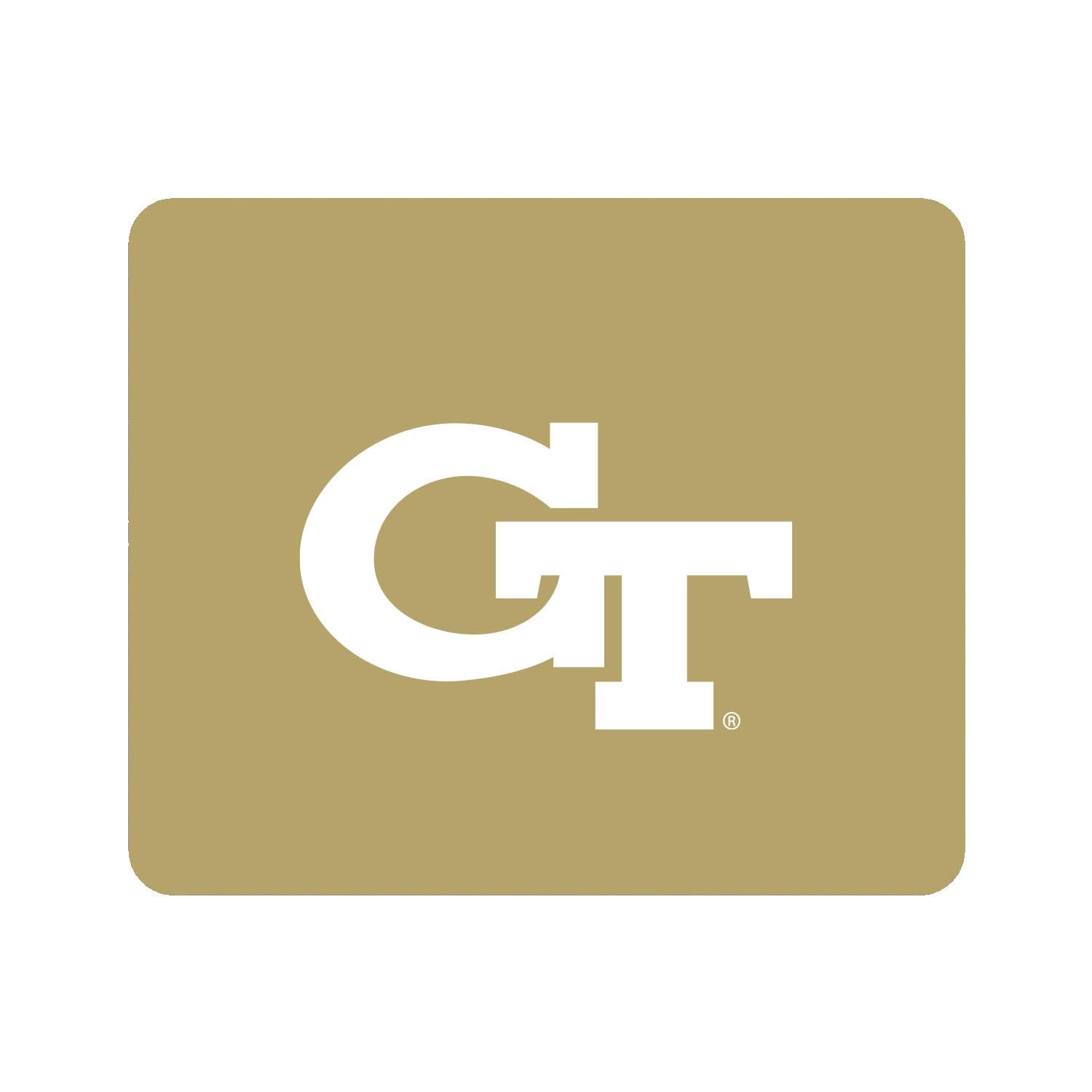 Georgia Tech Mouse Pad - Soft Fabric Gaming & Office Desk Mat with Floral White Design - Perfect for Work, Study & Gaming at Home or Office