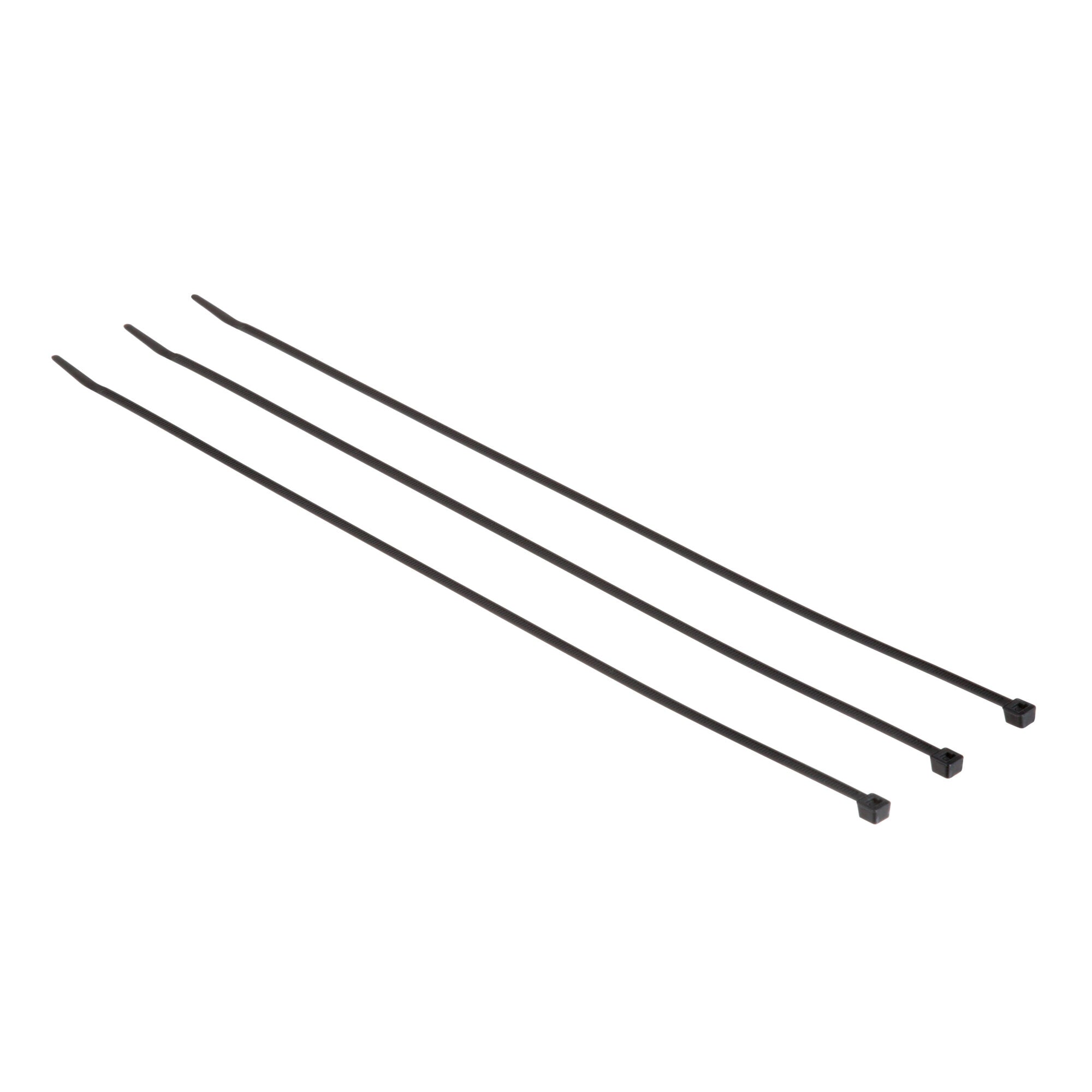 3M Cable Tie CT15BK50 - 50 Pack Black Nylon Zip Ties for Organizing Wires, Cables & Home Office - Heavy Duty Straps for DIY, Electrical & Industrial Use