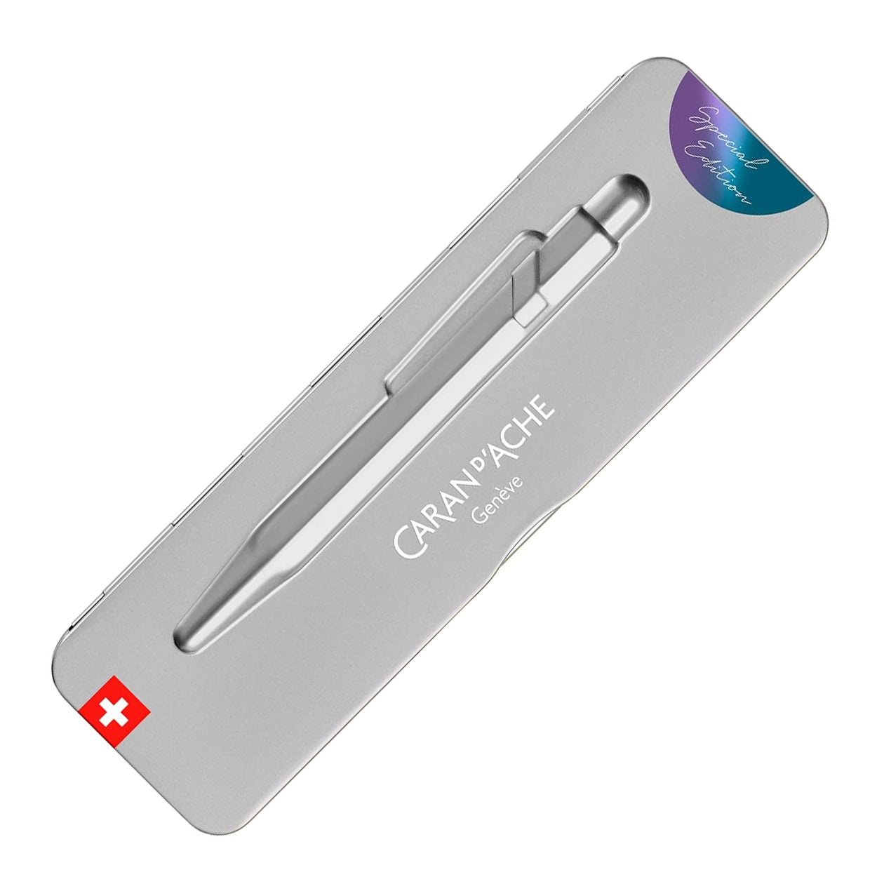 Caran d'Ache 849 Claim Your Style Ballpoint Pen - Purple Ocean Limited Edition #5 | Premium Swiss Writing Instrument for Office, Gifts & Collectors