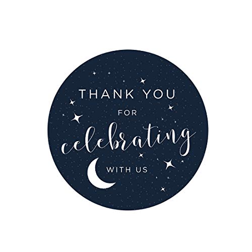 Label Round Thank You for Celebrating