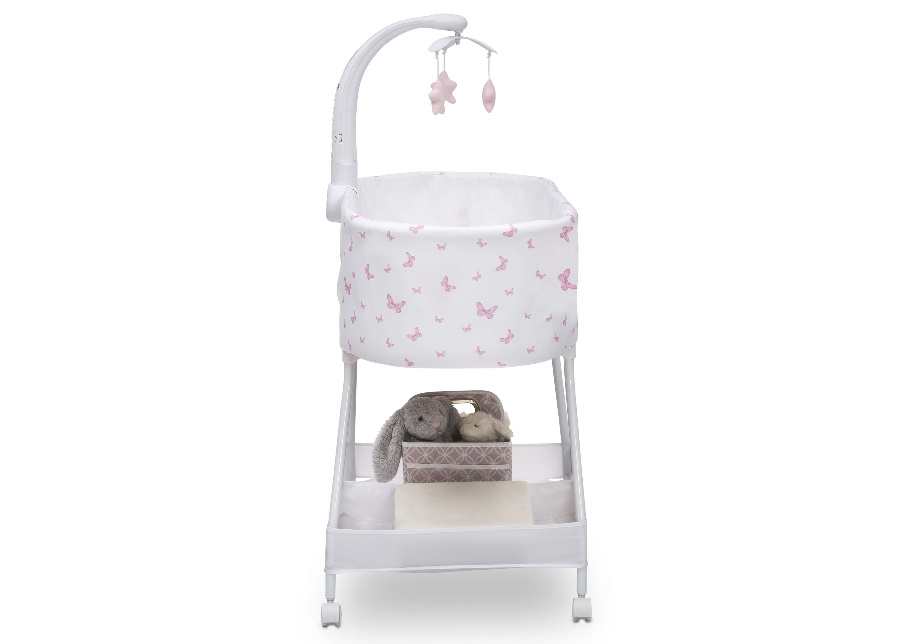 Sweet Slumber Bassinet - Portable Baby Crib with Breathable Mesh & Adjustable Height for Newborns & Infants - Perfect for Nursery, Bedroom & Travel