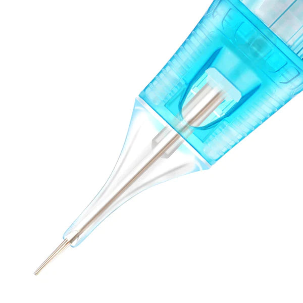 JCONLY VETAR 5 Round Liner Cartridges for Tattoo Machines - Professional Tattoo Ink Needles for Artists - Perfect for Fine Line Work and Detailing