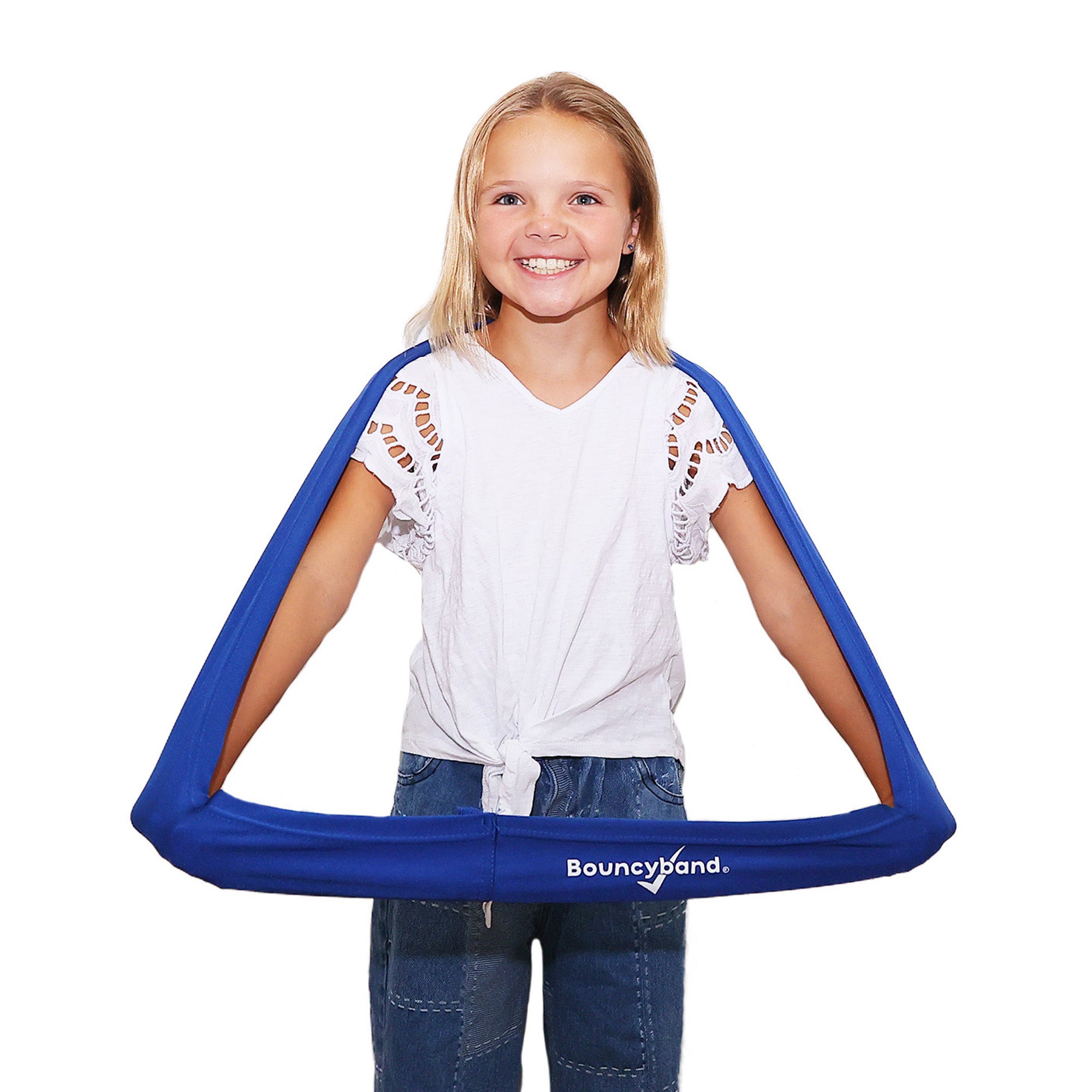 Bouncyband Calming Stretchy Band Fidget Toy for Kids & Adults - Sensory Stress Relief & Focus Tool for ADHD, Autism, Anxiety - Classroom, Office, Home Use