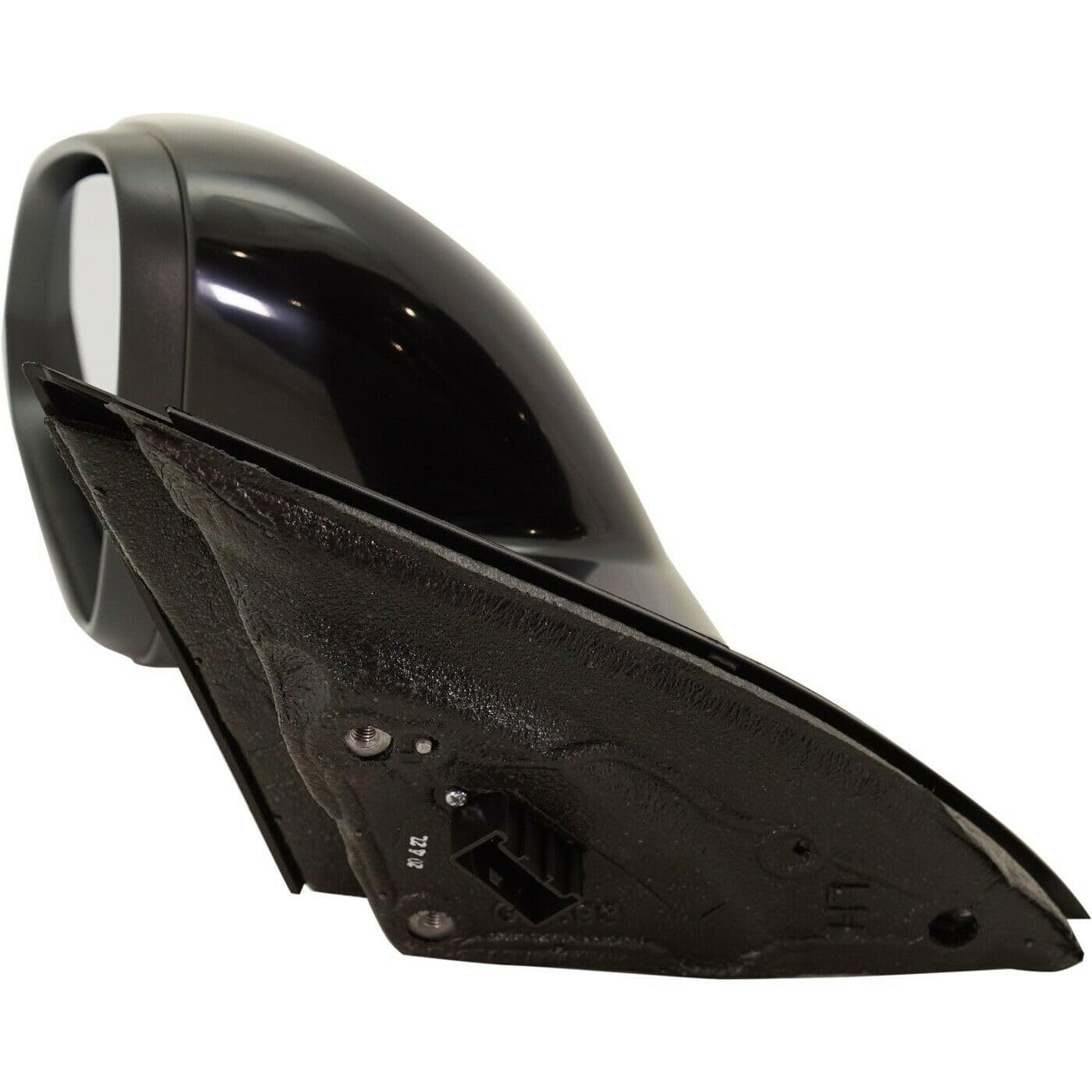 1pc Left Driver Side Paintable Power Heated Manual Folding Exterior Door Mirror for Buick Regal Base 2012-2017 & GS 2012-2017 - Perfect Replacement for Damaged Mirrors, Enhances Driving Safety in All Weather Conditions