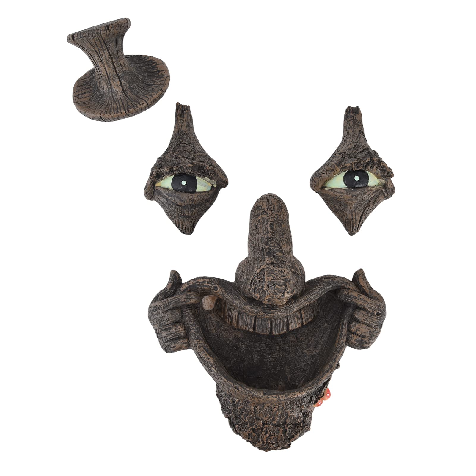 Annad Face Tree Statue - Weatherproof Outdoor Tree Face Sculpture for Garden, Yard & Fantasy Movie Decor - Easy to Install & Durable Resin Art