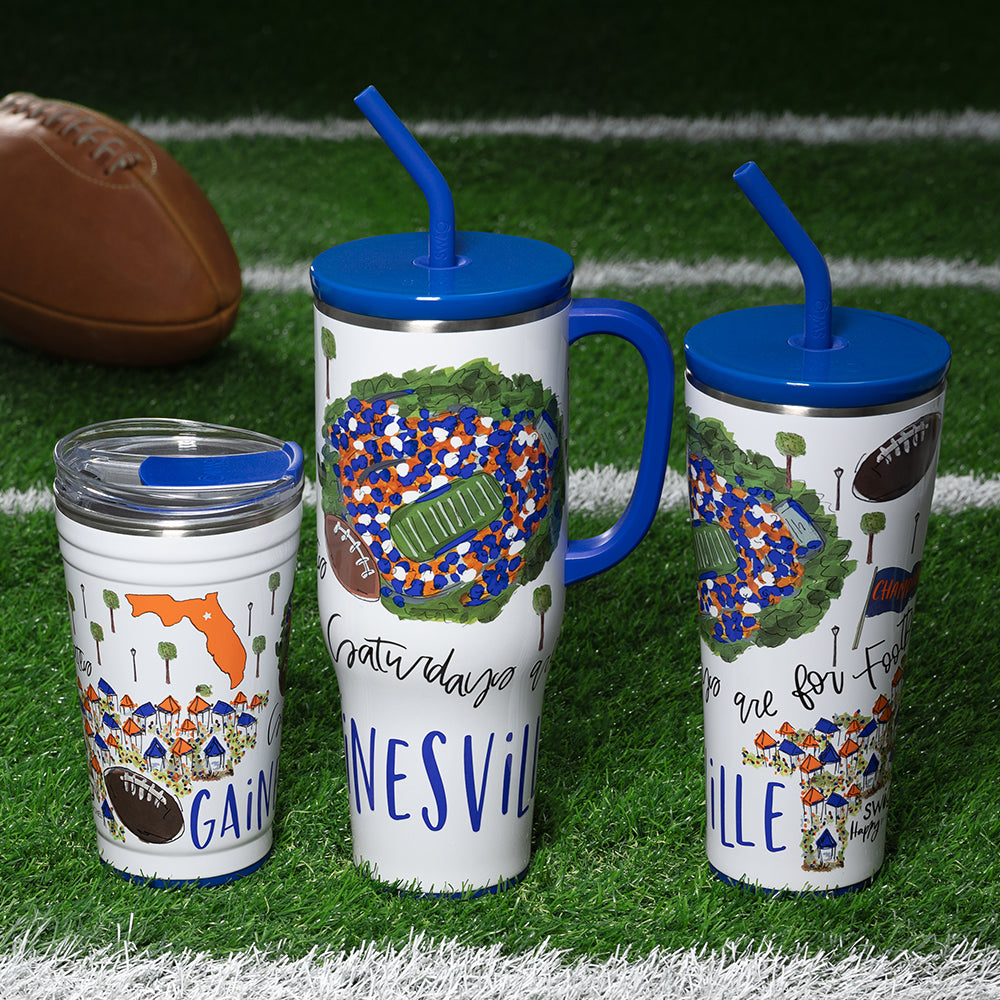 24oz Saturdays in Gainesville Party Cup - Durable Plastic Drinking Cup for Parties, Tailgates & Outdoor Events